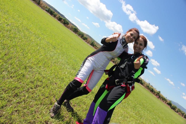 Friends and skydiving 